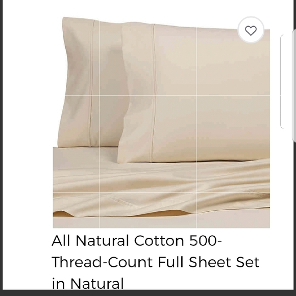 All natural Other - All natural twin sheet set